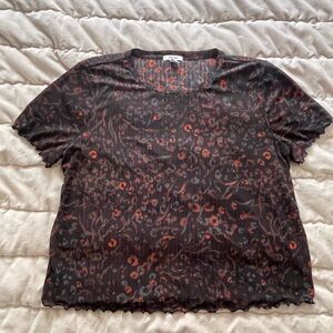 NWOT Nine West Sheer Top